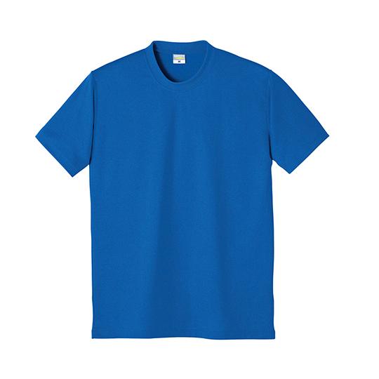 制電シリーズ DRY帯電防止半袖Ｔシャツ Ｒブルー Ｌ 小倉屋 8120-08-L (64-3184...