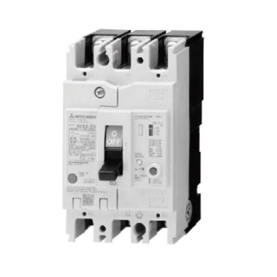 漏電遮断器 三菱電機 NV63-CV 3P 50A 100-440V 30MA (64-3205-2...
