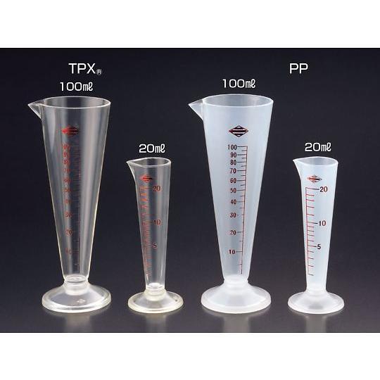 メートルグラス 100ML TPX サンプラテック 6506 (64-3693-25)