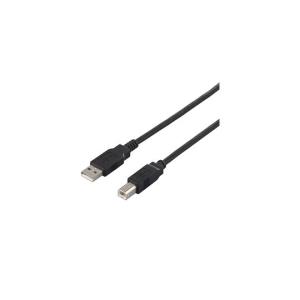 BUFFALO USB2.0ケーブル A to B 2m ブラック BSUAB220BK (64-3779-29)の商品画像