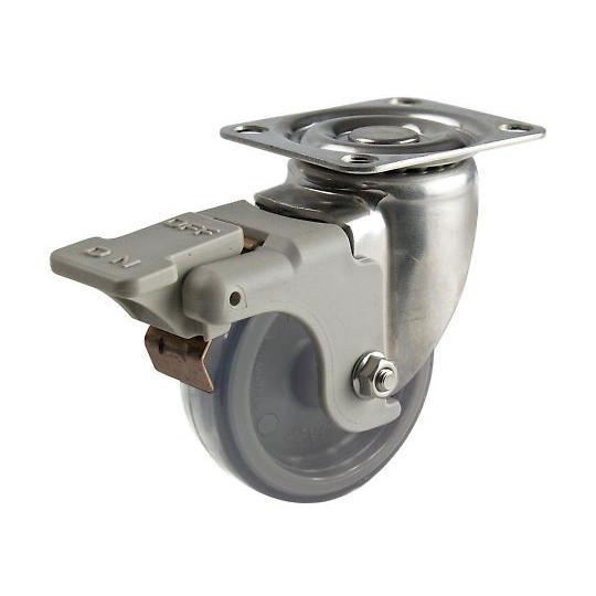 ステンレスキャスター ナンシン SU-STC-65GNU S-12 (64-4285-46)