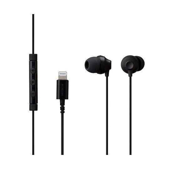 ステレオヘッドホン マイク付 耳栓型 Lightning 10.0mmドライバ FAST MUSIC...