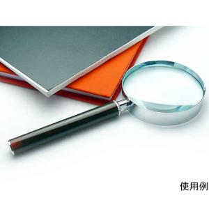 手持ち高倍率ルーペ 拡大鏡 ガラスレンズ 4倍 65mm クリアー光学 RK-65 (64-5272-77)｜A1 ショップ 休業日土日・祝日