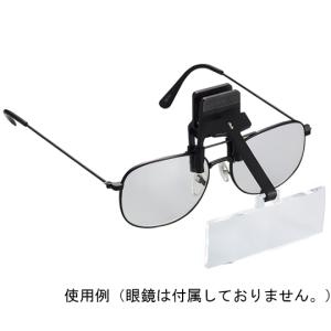 クリアー光学 眼鏡専用クリップルーペ 2倍 LH-20A (64-5276-36)の商品画像