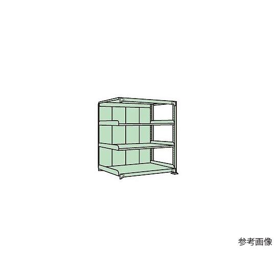 ラークラック パネル付 150kg/段 連結 高さ1800mm 4段タイプ W900×D300×H1...