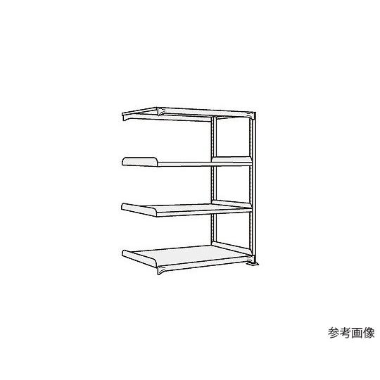 中軽量棚NEW型 200kg/段 連結 高さ1500mm 4段タイプ W1800×D600×H150...