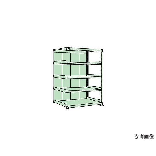 中軽量棚PML型パネル付 250kg/段 連結 高さ2100mm 5段タイプ W900×D600×H...