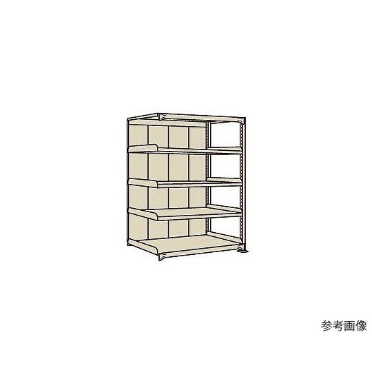 中軽量棚PMLW型パネル付 250kg/段 連結 高さ2100mm 5段タイプ W900×D750×...