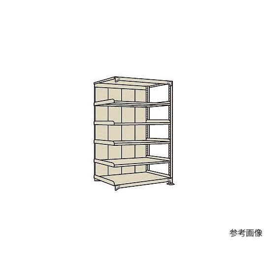 中軽量棚PMLW型パネル付 250kg/段 連結 高さ2100mm 6段タイプ W900×D900×...