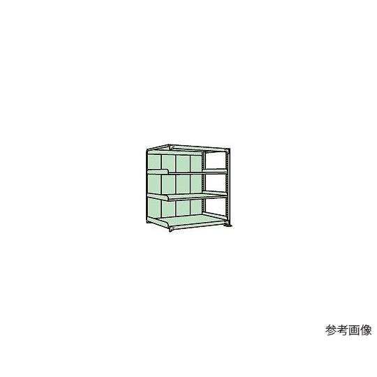 中量棚PB型パネル付 500kg/段 連結 高さ1500mm 4段タイプ W900×D900×H15...
