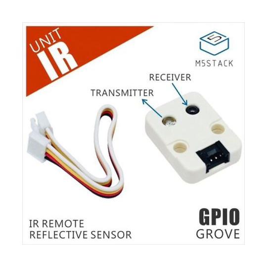 M5Stack用赤外線送受信ユニット M5Stack M5STACK-IR-UNIT (64-563...