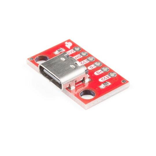 USB Type-Cブレークアウトボード SparkFun BOB-15100 (64-5659-7...