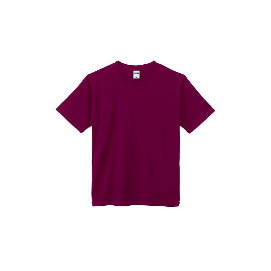 スラブTシャツ バーガンディ 臙脂 M LIFEMAX MS1143-23 M (64-6311-4...