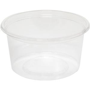 リスパック 惣菜容器 バイオカップ 丸型 本体 150パイ700BZ 50枚入 004450821 (64-6430-10)の商品画像