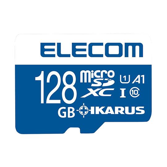 エレコム MicroSDXCカード IKARUS付 UHS-I U1 128GB MF-MS128G...