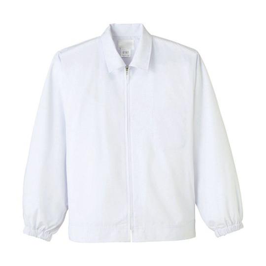 ジャンバー 長袖 白 抗菌 サーヴォ サンペックスイスト FA-671-4L (64-6610-50...