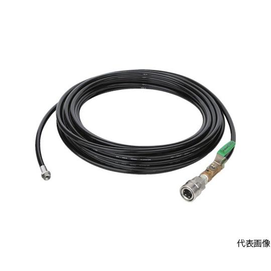 1/4洗管ホース コック付 20m クイックカプラ仕様 アサダ HD03208 (64-6749-4...
