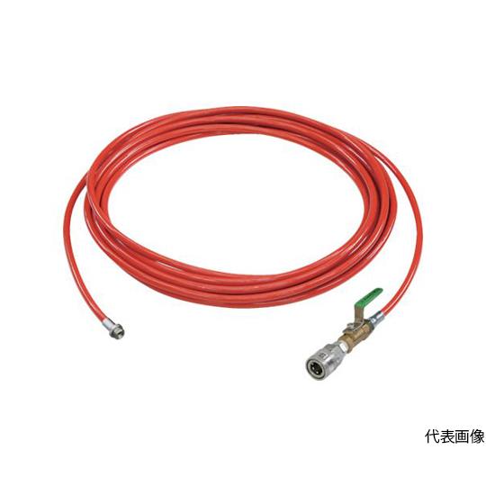 1/4PU洗管ホース コック付 20m クイックカプラ仕様 アサダ HD03224 (64-6749...