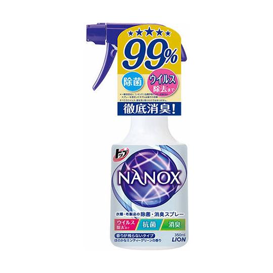 トップ NANOX 衣類・布製品の除菌・消臭スプレー 本体 350mL ライオン  (64-7757...