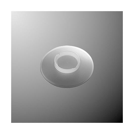8.5cm用丸蓋 クリア 国際化工 PP008-CL (64-7782-77)