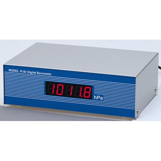高精度デジタル気圧計 LED表示標準タイプ 三王 Model R-30 (64-7814-44)