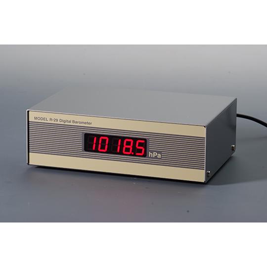 高精度デジタル気圧計 LED表示標準タイプ 三王 Model R-29 (64-7814-47)