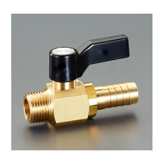 R 1/2"x16.0mm ミニボールバルブ 灯油小出し用 EA425AG-136 (64-7847...