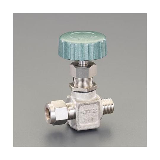 1/4"xR1/4" ニードルバルブ ステンレス製 EA470CN-501 (64-7857-91)
