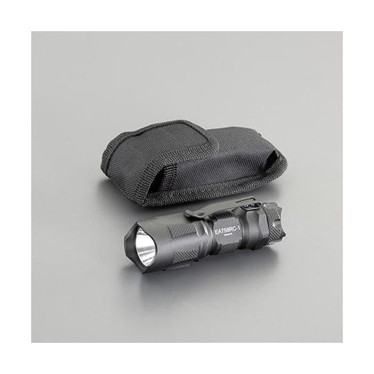 [CR123Ax1本] フラッシュライト/ＬＥＤ 黒 EA758RC-1A (64-7914-55)