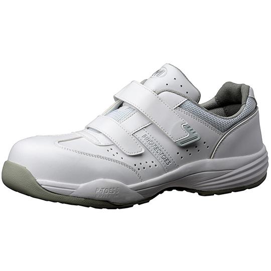 JSAA A種認定 小指保護先芯(プロテクトウズ5)入りスニーカー PF-115 ホワイト 27.0...