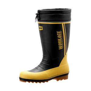 ミドリ安全 ワークプラスブーツ ブラック 防寒用インナー式安全長靴 3Lcm