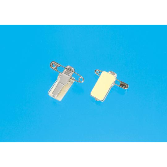 名札用両用クリップ 名札用クリップ 1パック 6個入 ライオン事務器 CS-6W (64-8253-...