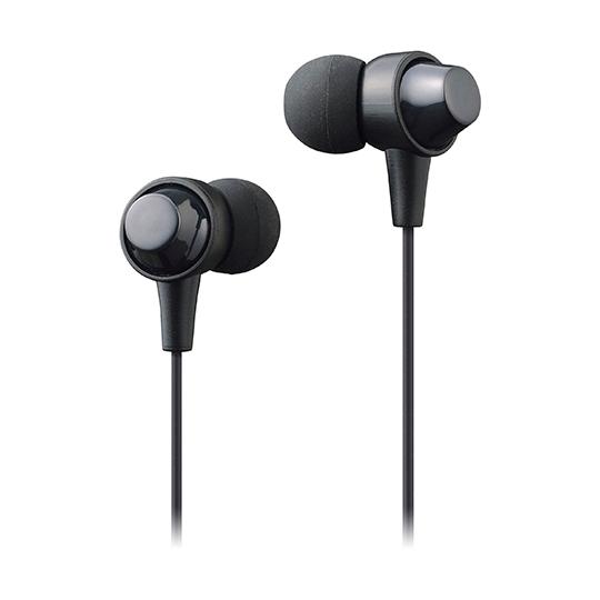 maxell カナル型ヘッドホン巻き取りリールタイプ「+FiT」 ブラック マクセル MXH-C11...