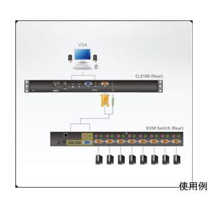USB/VGA LCDコンソールドロワー ショ...の詳細画像1