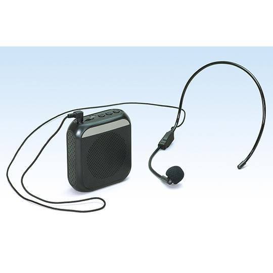 ハンズフリー小型拡声器 黒 アーテック 51322 (64-8311-06)
