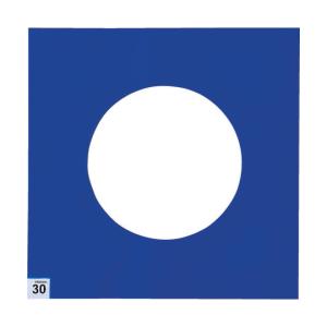 トラスコ中山 エアーシャワー用粘着シート 300X300 30枚 中粘度 青 ASS-3030B (64-8409-02)の商品画像