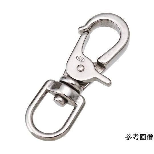 ステンレス トリガーフック 長さ63mm 使用荷重0.2kN 水本機械製作所 B-2486 (64-...