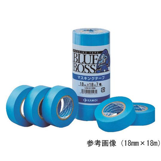 マスキングテープ塗装用 幅15mm×長さ18m ブルー 1パック 8巻入 カモ井加工紙 BLUEBO...
