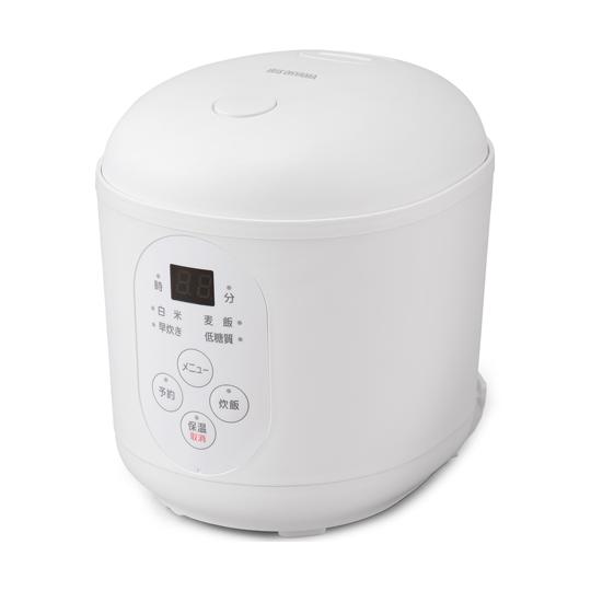 アイリスオーヤマ ジャー炊飯器 1.5合 ホワイト RC-MF15-W (64-8927-92)
