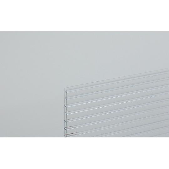 ポリカ中空ボード 910×2100×4mm 透明 2枚入り 光 KTP2194W-1 (64-910...