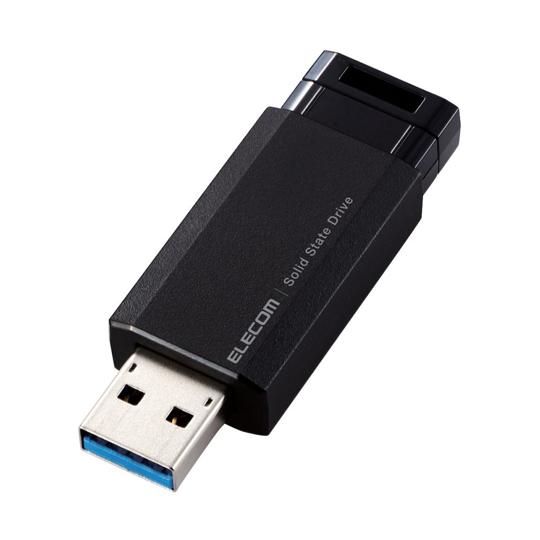 エレコム 外付けSSD ノック式 USB3.2 Gen2 対応 250GB ブラック ESD-EPK...