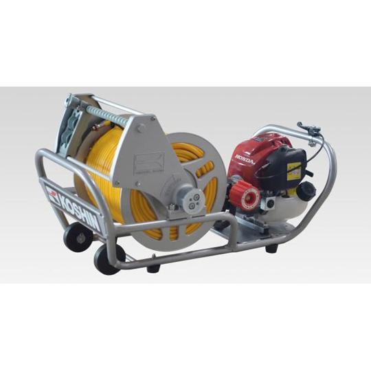 エンジン式小型動噴 ６ｍｍ×１００ｍホース 工進 MS-ERH100 (64-9480-33)