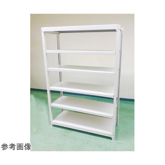 中軽量ボルトレスラック らくらくラック 増連 H2100×W1200×D600mm 天地6段増連 S...