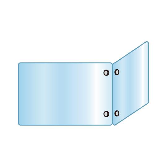 アクリルパーテーション 二面 600×900×600mm 常磐精工 APT2F600X900X600...