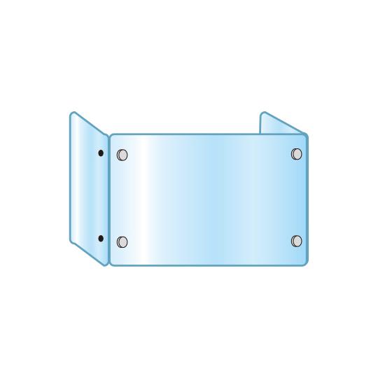 アクリルパーテーション 三面 600×900×300mm 常磐精工 APT3F600X900X300...