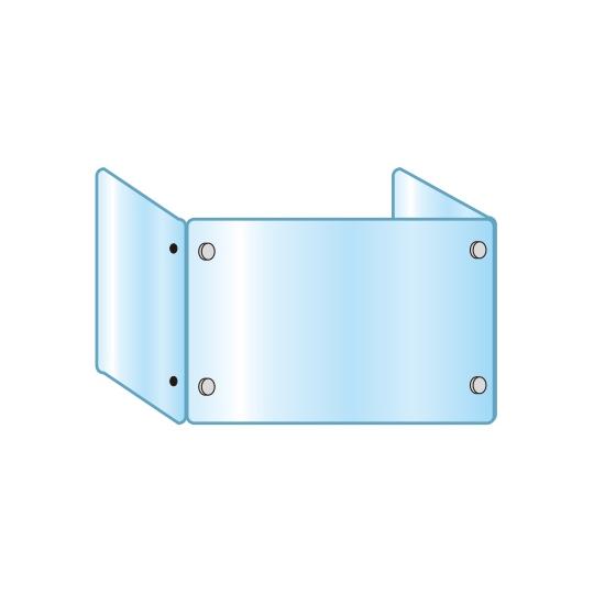 アクリルパーテーション 三面 600×900×450mm 常磐精工 APT3F600X900X450...