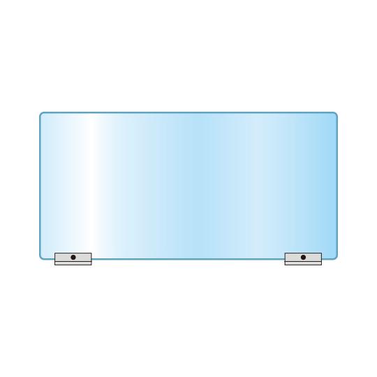アクリルパーテーション 600×1200mm 常磐精工 APT600X1200 (65-0293-1...