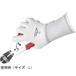 ニトリル背抜き手袋 ニトフレックス 3双組 M...の詳細画像1