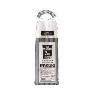 FMXペーパーカップ60mL 2オンス 100P 1パック 100個入 サンナップ C60100AWFS (65-0341-29)の商品画像