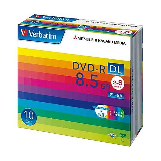 三菱ケミカルメディア DVD-Rデータ用 2層 8倍速IJ対応 10枚P DHR85HP10V1 (...